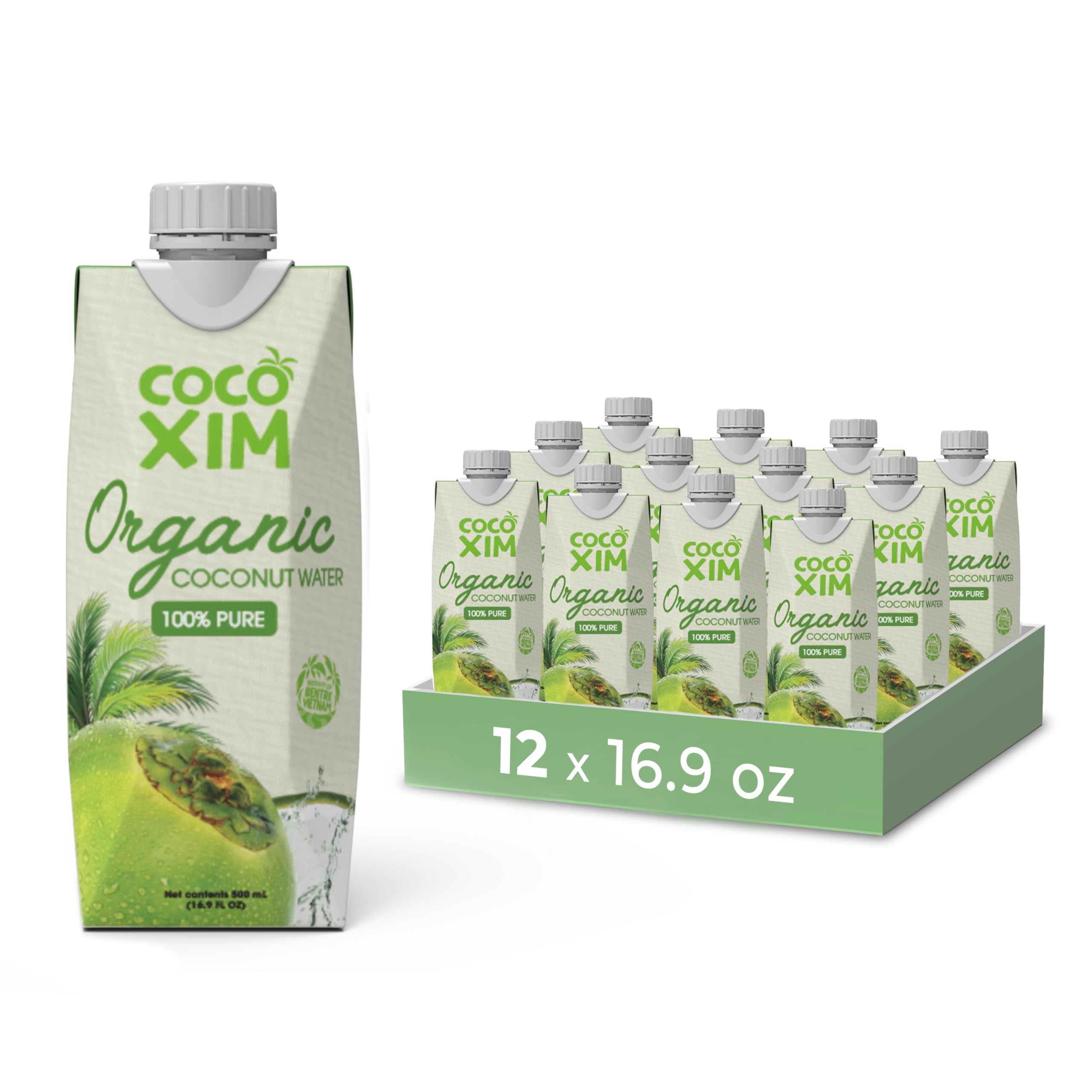 Amazon.com : COCOXIM Ready to Drink Organic Coconut Water - 16.9